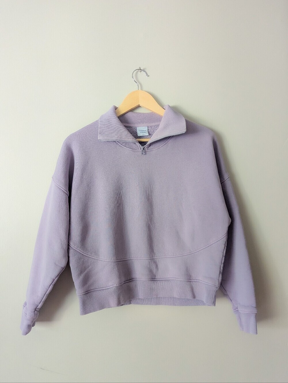 Outdoor Voices Lavender Henley Pullover